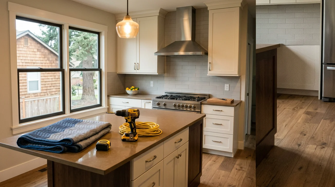 Oregon Builder Pros remodeled kitchen project in the Tualatin, Oregon area